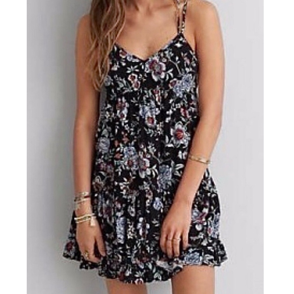 AE - Strappy Floral Mini Dress